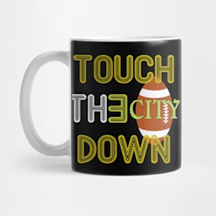 touch the city down tshirt classic Mug